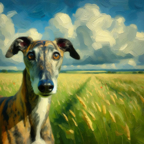 BrindleGreyhoundGreenGrass